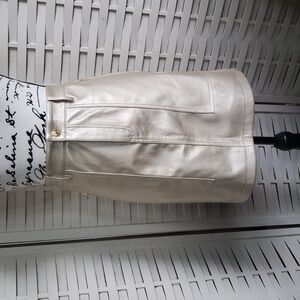 Marc New York Gold New Metallic Skirt Size 10
